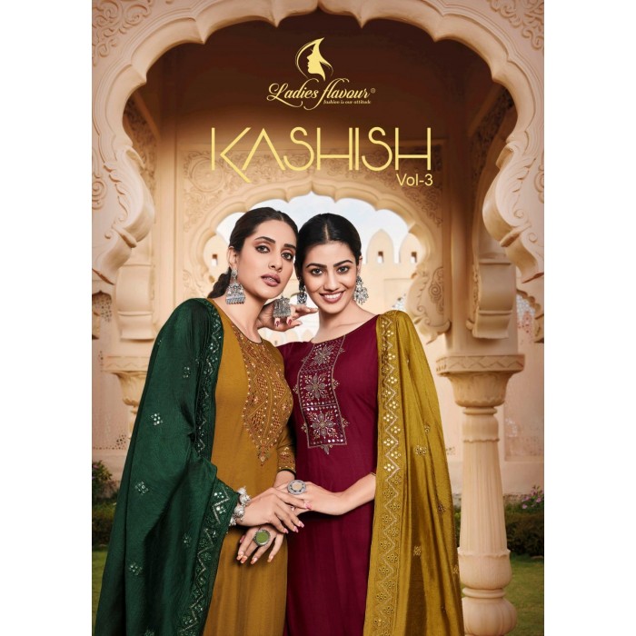 Ladies Flavour Kashish Vol 3 Pure Rayon Weaving Kurtis